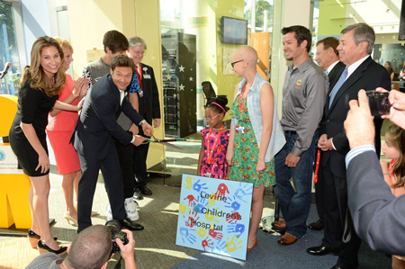 attends the Seacrest Studios ribbon cutting at Levine's Children's Hospital on July 29, 2013 in Charlotte, North Carolina.