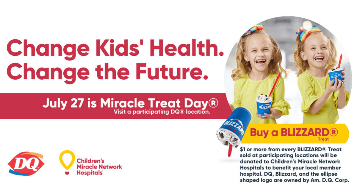 Atrium Health Foundation 2023 Dairy Queen Miracle Treat Day